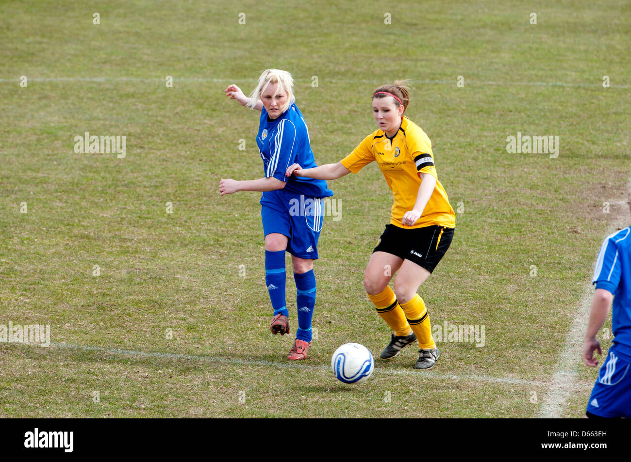 Women`s football at club level Stock Photo